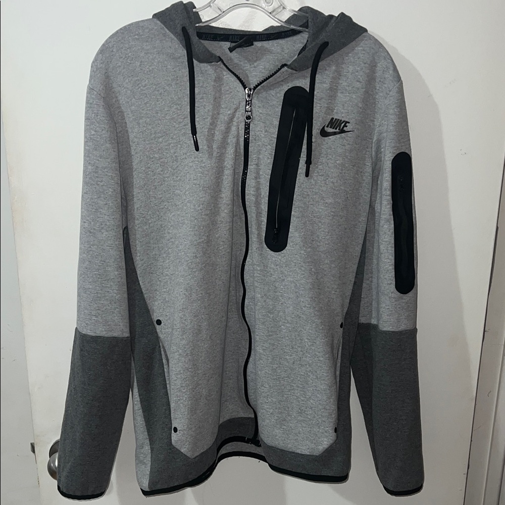 Nike Two-Tone Gray and Black Hoodie